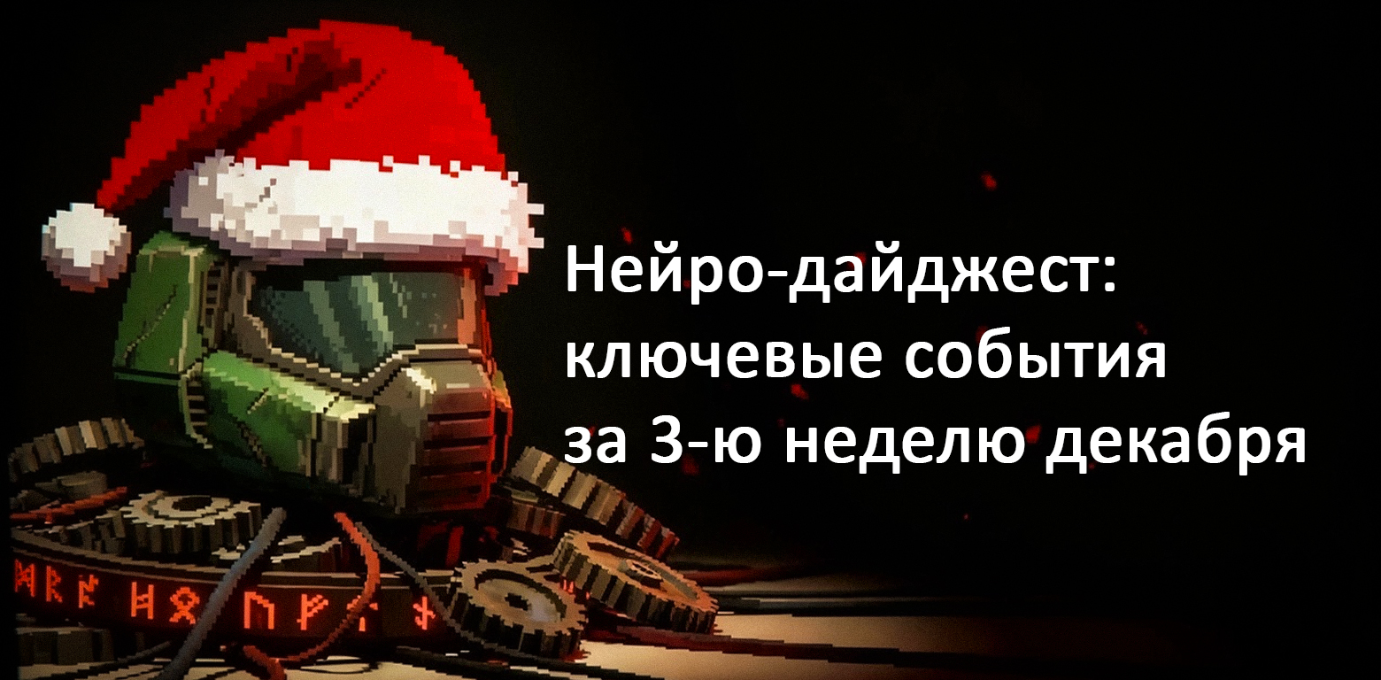 Нейро-дайджест: ключевые события мира AI за 3-ю неделю декабря 2025