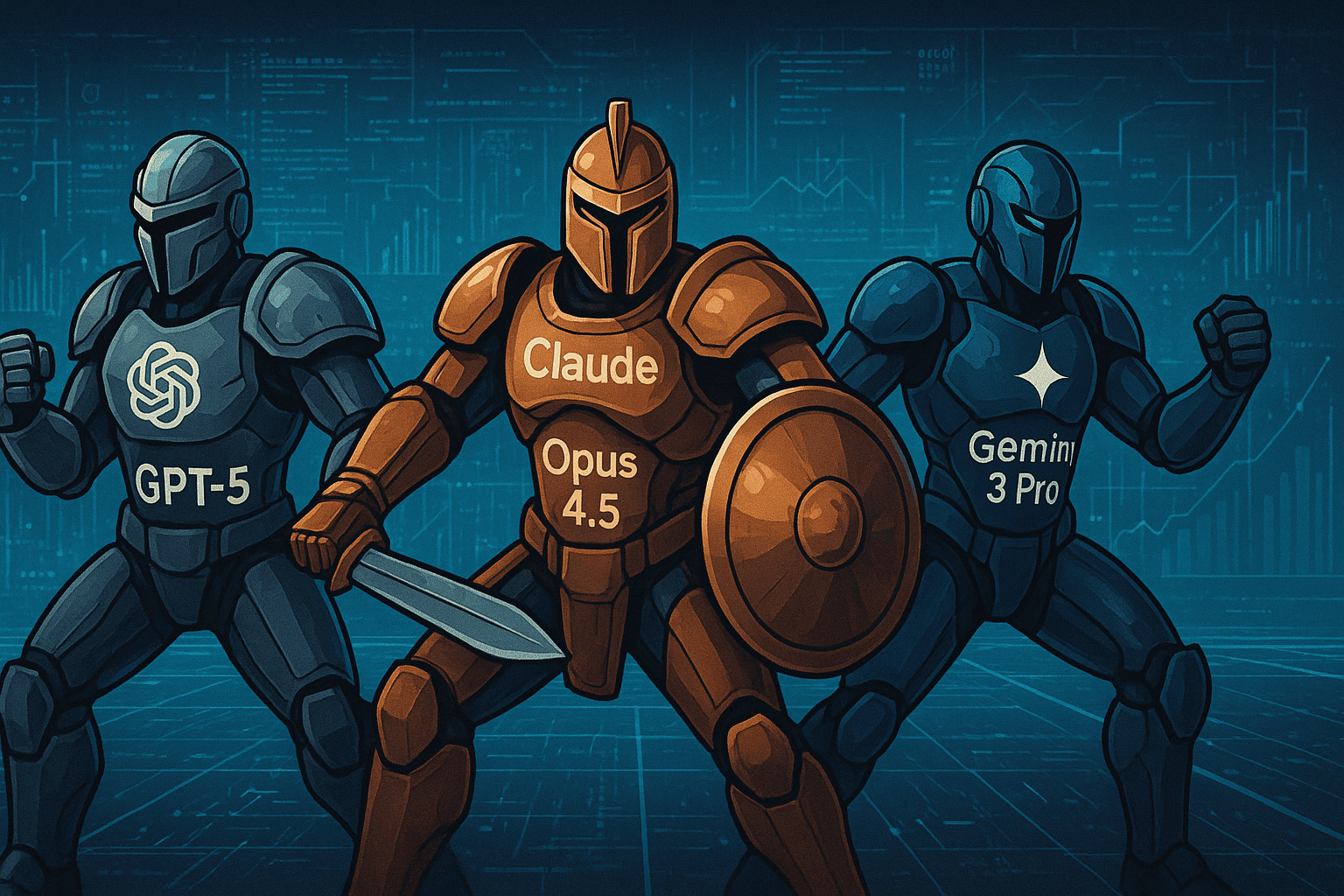 GPT-5 vs Claude Opus 4.5 vs Gemini 3 Pro: битва reasoning-моделей. Кто победил в 2025?