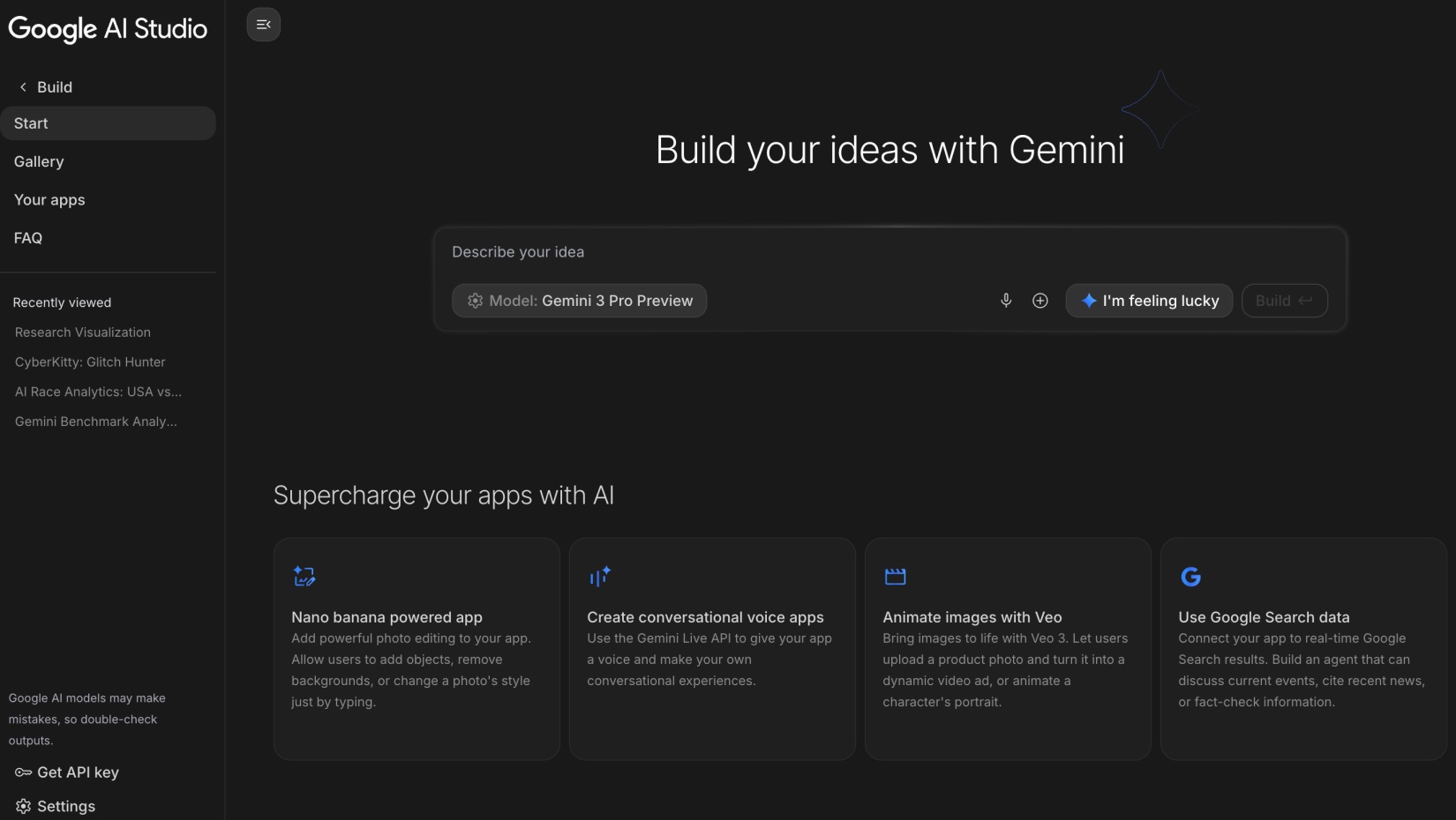 Google представила бесплатный инструмент для вайб-кодинга App.new