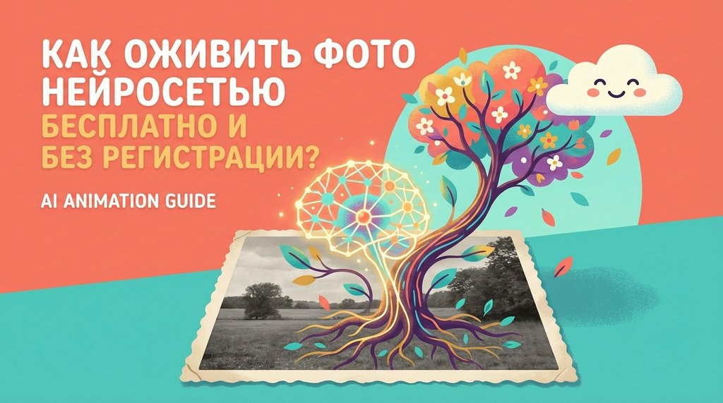 Как оживить фото нейросетью бесплатно и без регистрации? Нормально никак, но пойдем варианты