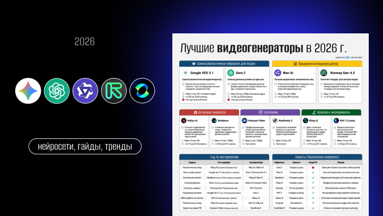 ТОП-10 лучших видеогенераторов в 2026 году