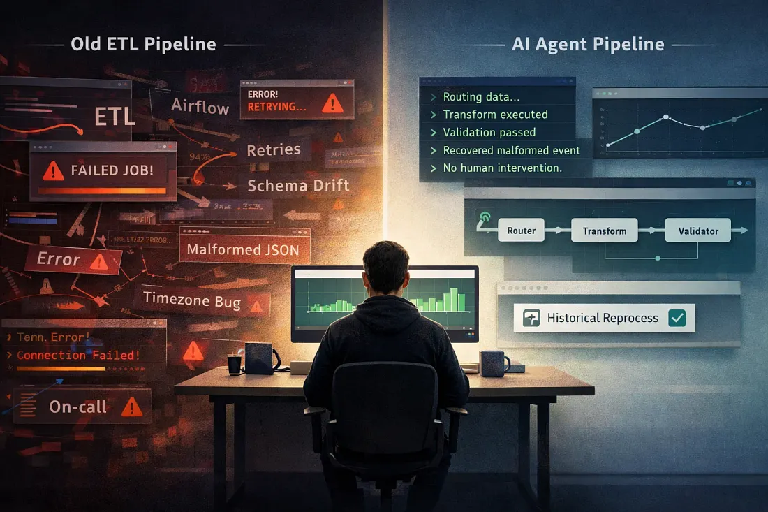 Я заменил промышленный конвейер данных ИИ-агентами — и вот что из этого вышло