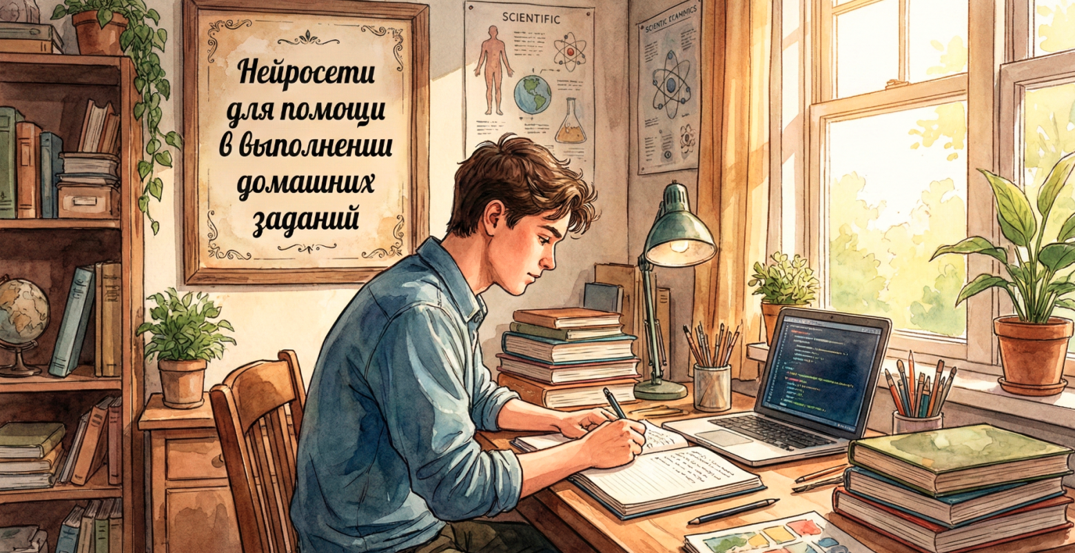Нейросети для домашних заданий: Как использовать ИИ для помощи с уроками