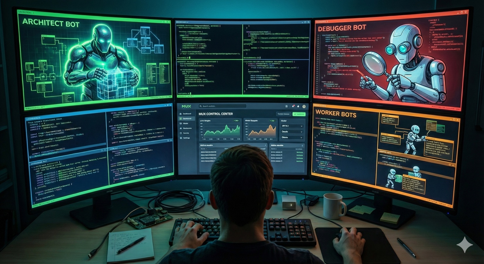 Вышел Mux — open source-инструмент, где над кодом работают несколько разных ИИ