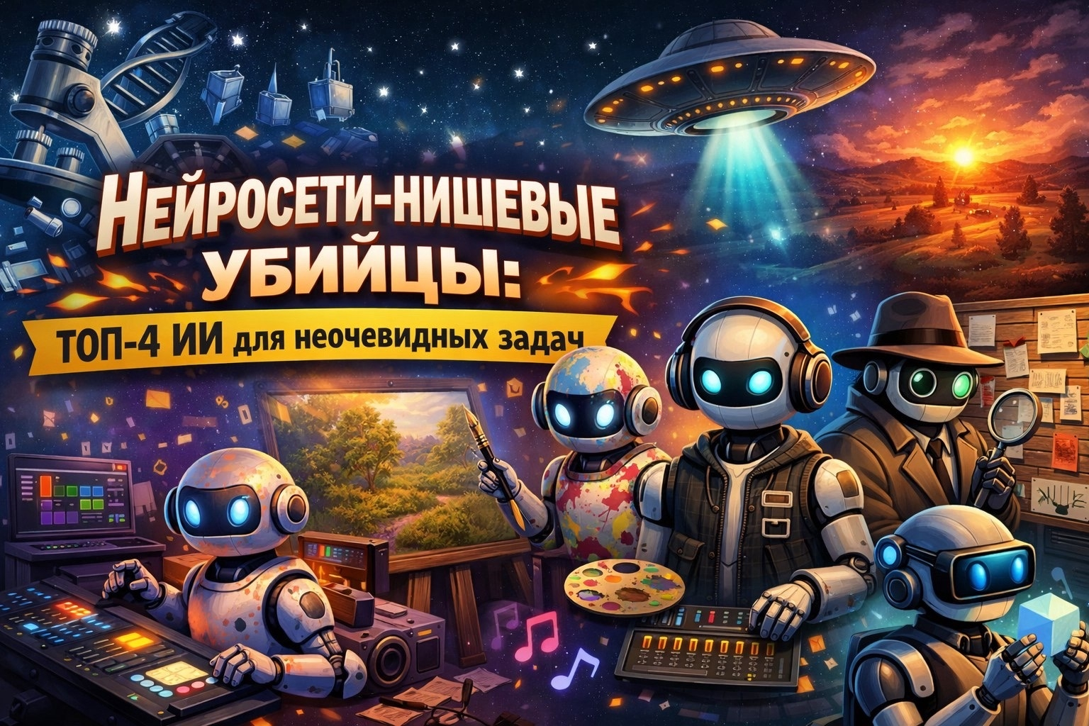 Нейросети-нишевые убийцы: топ-4 ИИ для неочевидных задач