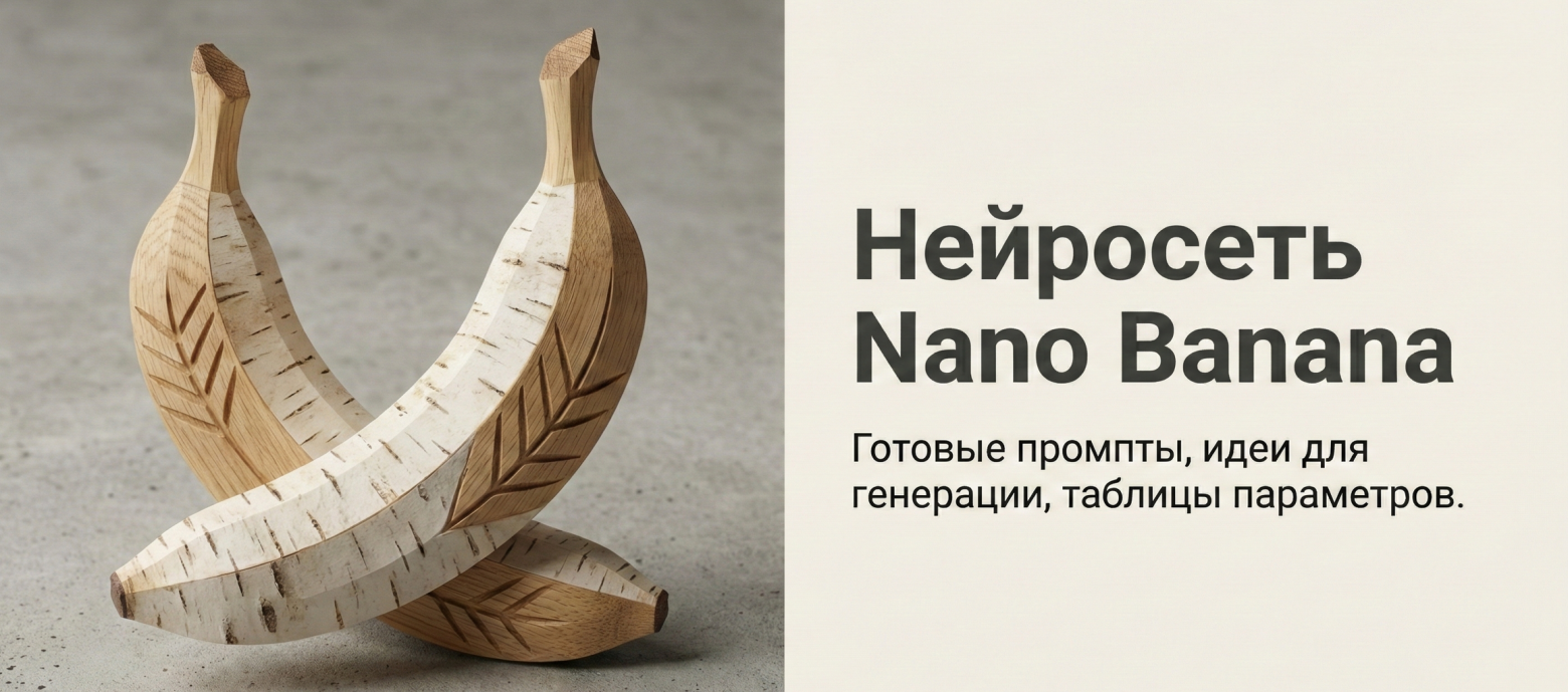 Нейросеть Nano Banana (Gemini): как использовать в России, готовые промпты и идеи для генерации