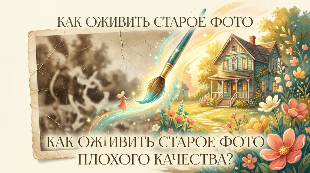 Промты для оживления и улучшения старых фотографий: краткий гайд
