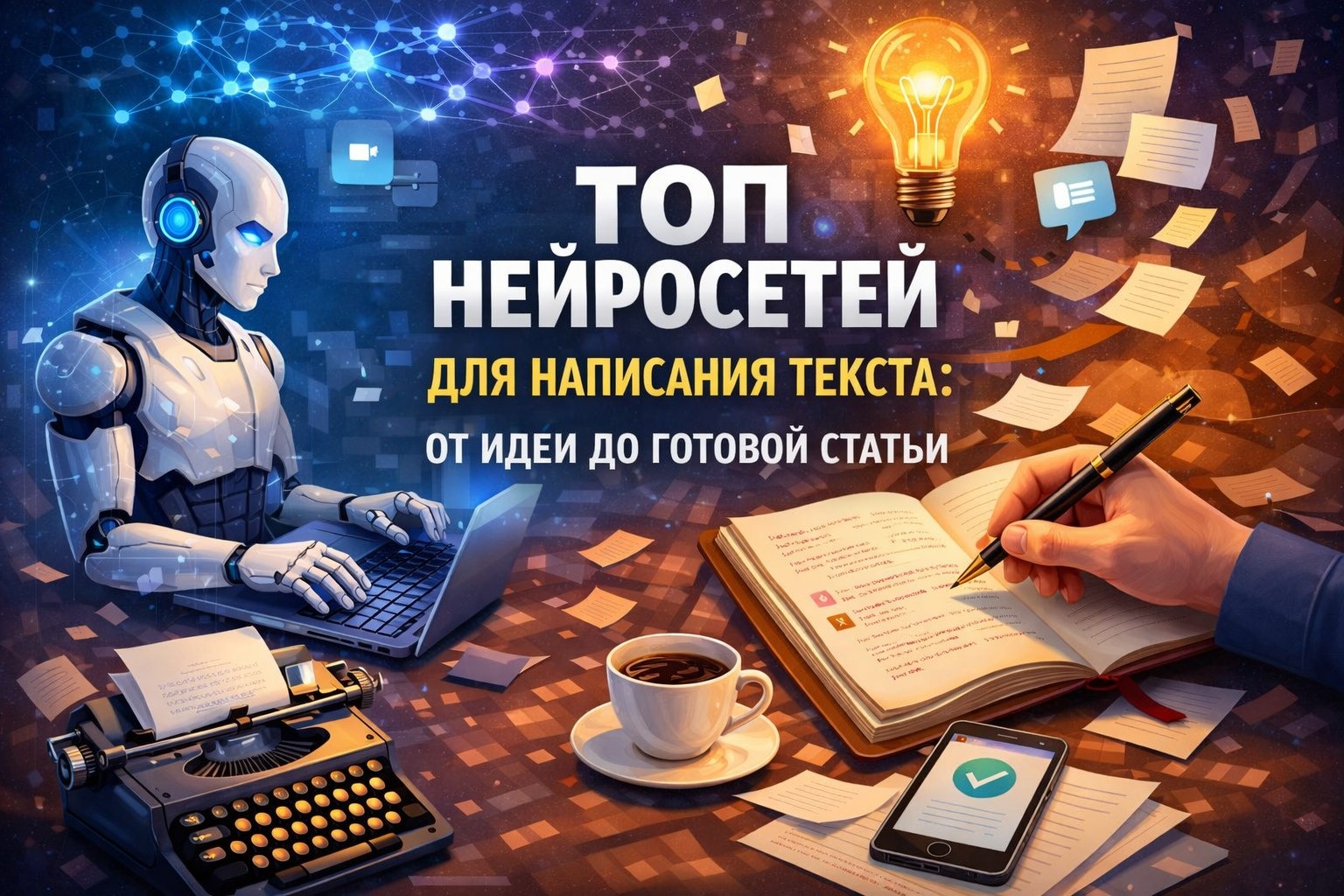 Топ нейросетей для написания текста: от идеи до готовой статьи