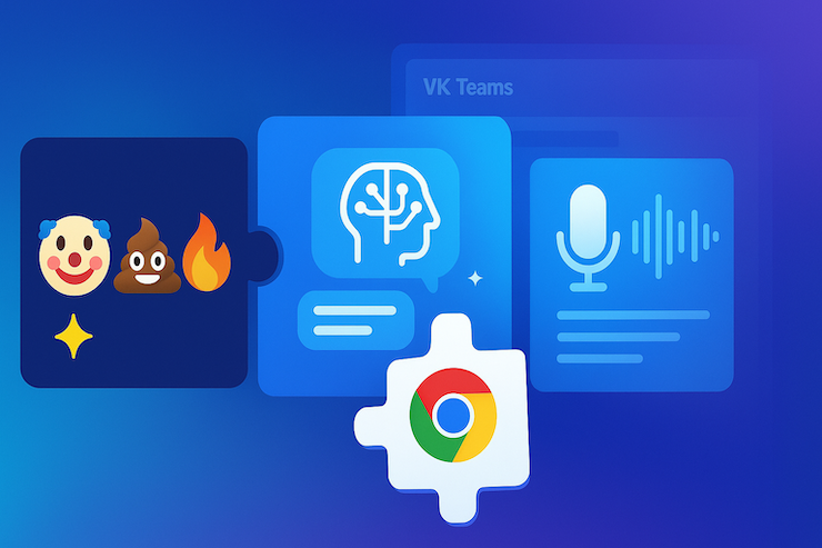 Как я прокачал VK Teams: от кастомных реакций до AI-ассистента с записью звонков