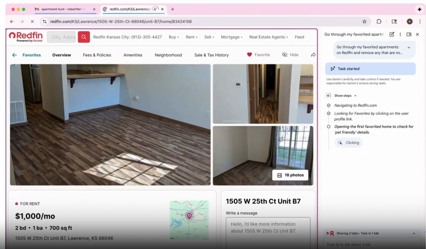 Google запустила в Chrome ИИ-функцию автоматического просмотра