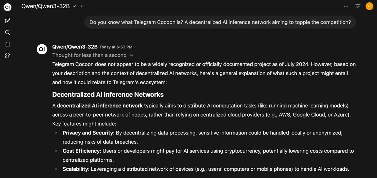 How to connect WebUI and Cline to Telegram Cocoon