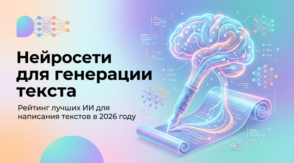 Нейросети для генерации текста: Рейтинг лучших ИИ для написания текстов в 2026 году