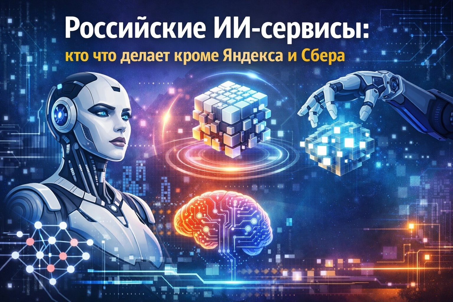 Российские ИИ-сервисы: кто что делает кроме Яндекса и Сбера