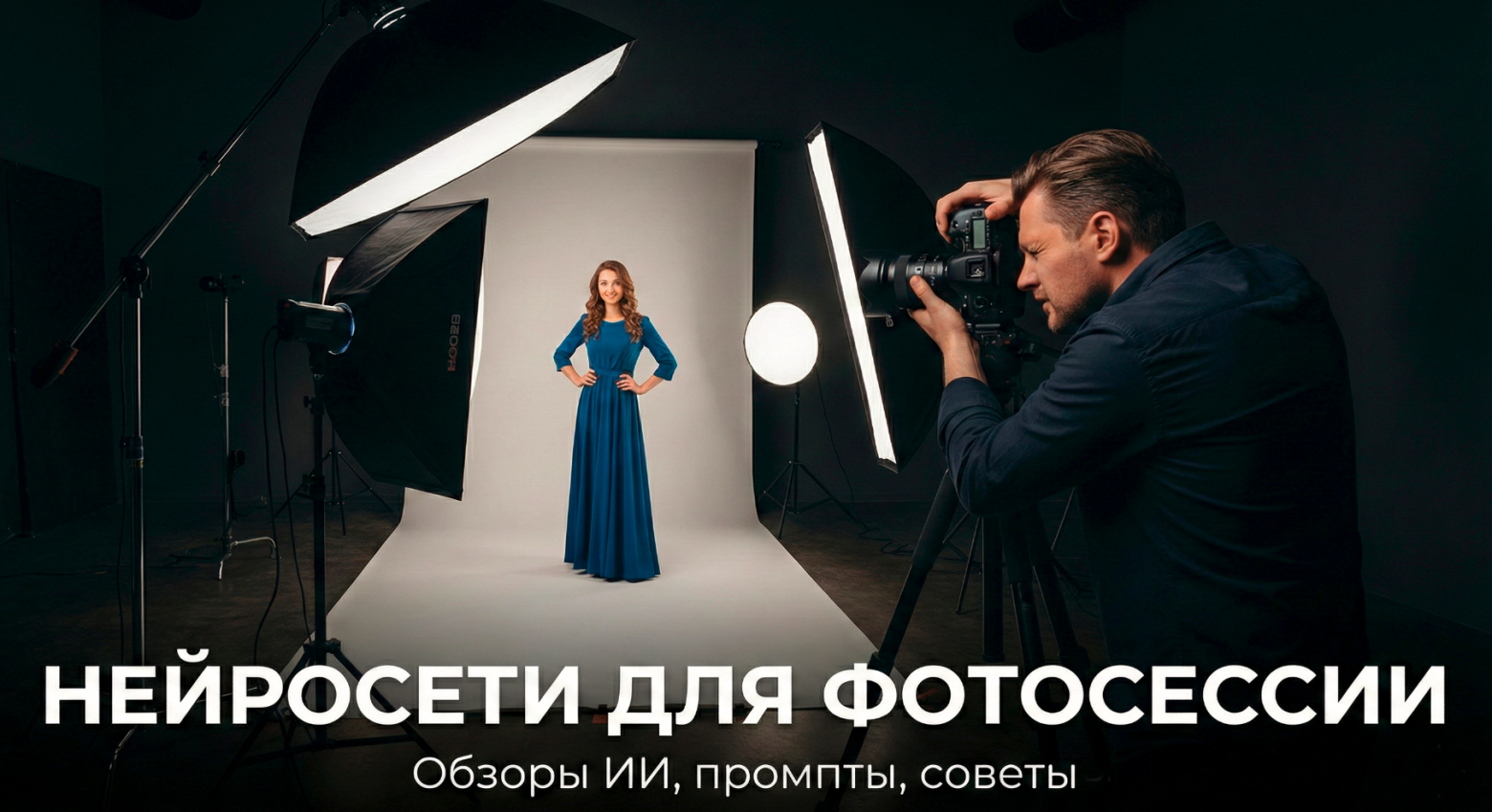 Нейросети для фотосессий: Обзор ИИ и промпты для мужской, женской, парной и семейной фотосессии