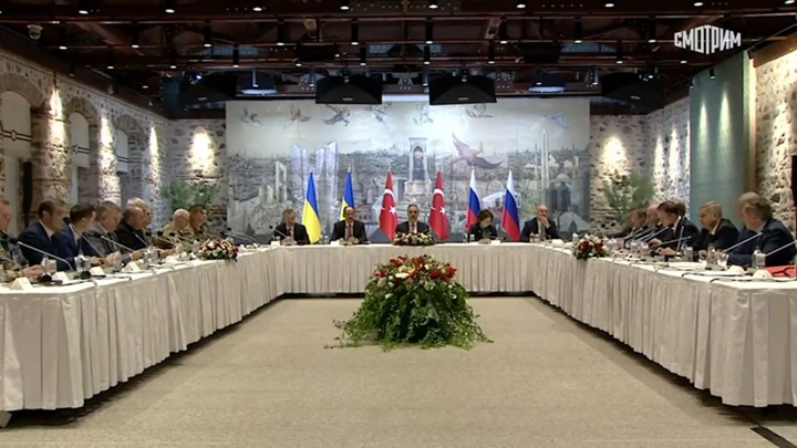 Россия 24: встречу РФ и Украины в Стамбуле снова откроет глава МИД Турции