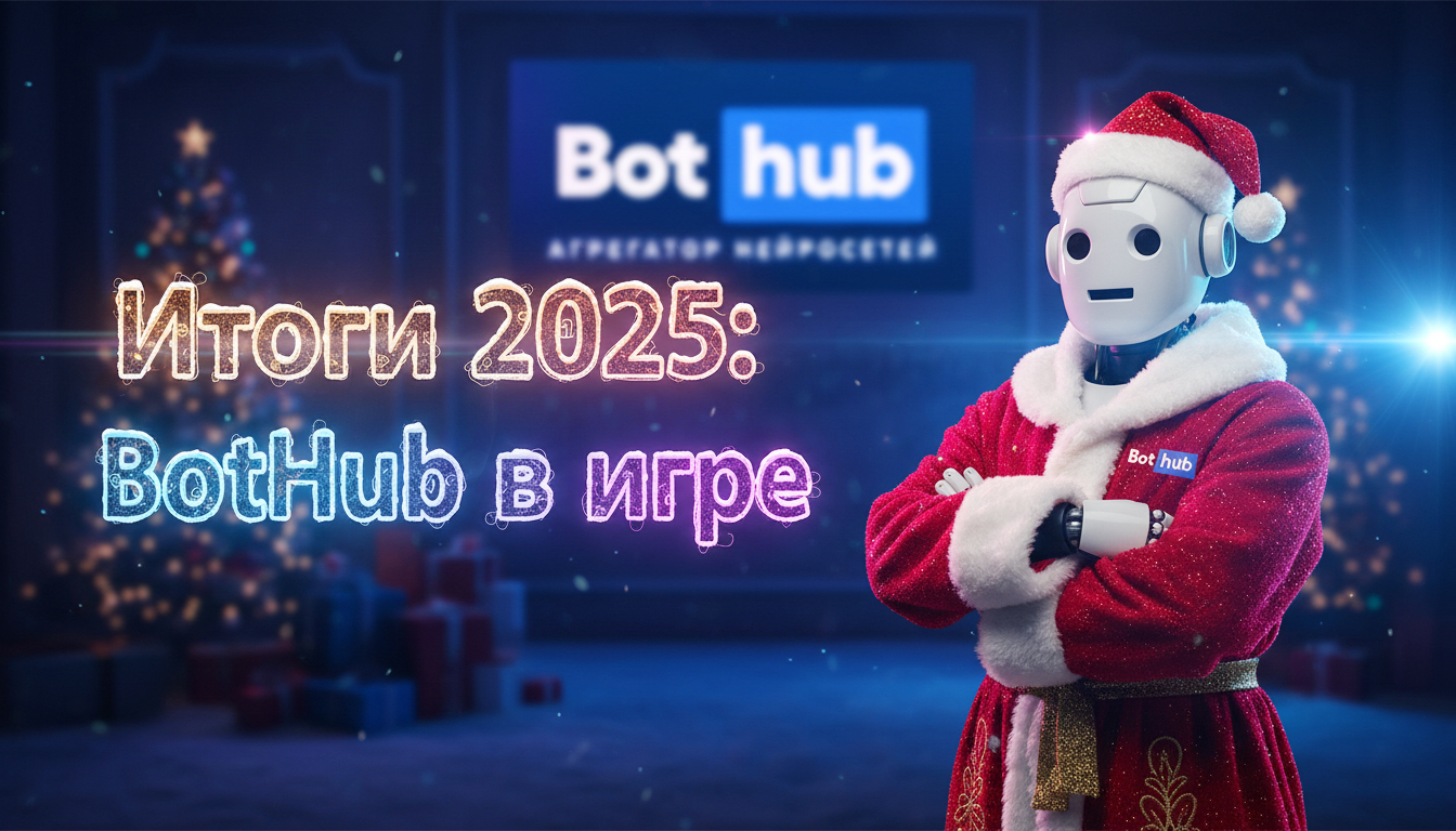 200 статей и 2200 новостей спустя: как мы провели 2025 год в BotHub