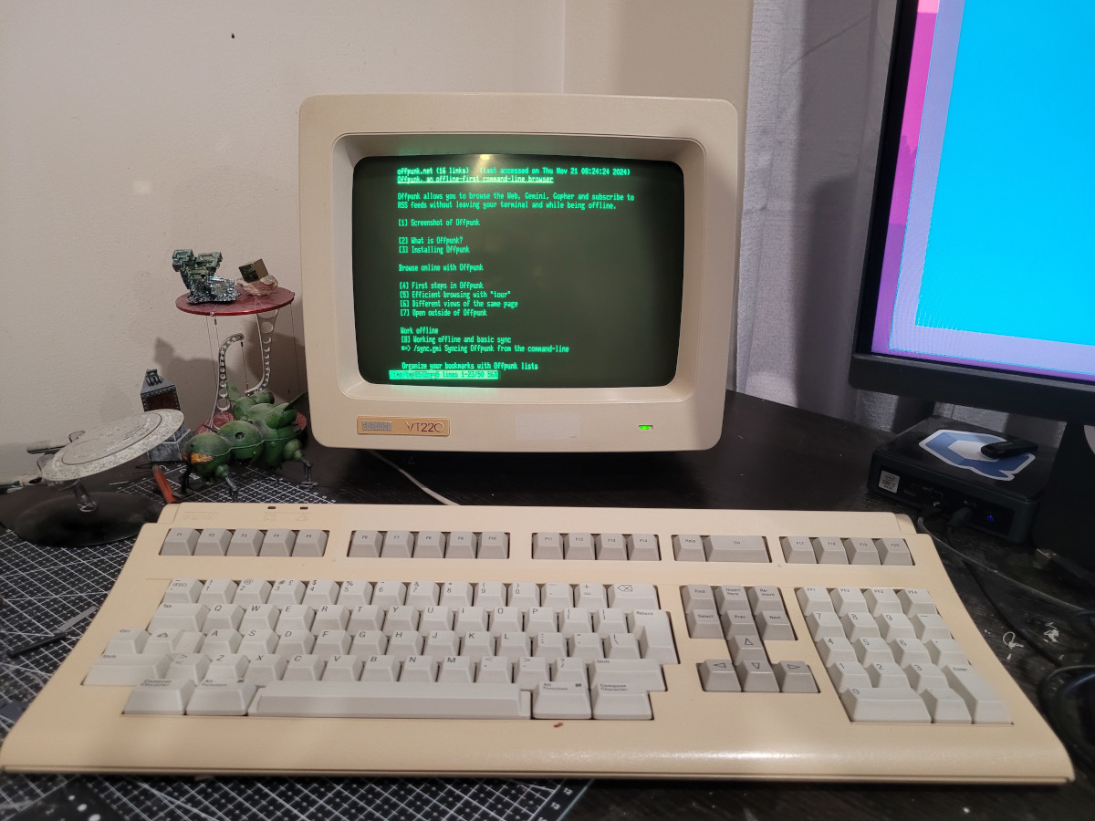 Релиз большого обновления терминального браузера Offpunk