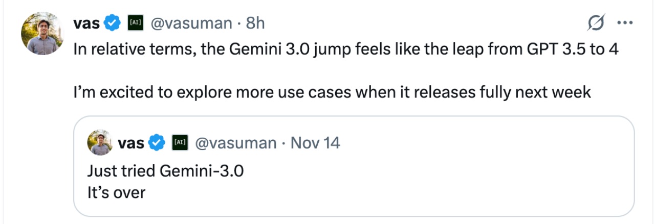 Gemini 3.0 Pro может выйти на следующей неделе