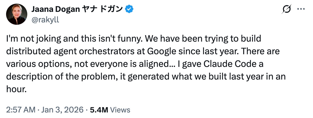 Инженеры Google решали задачу год. Claude Code за час показал им направление