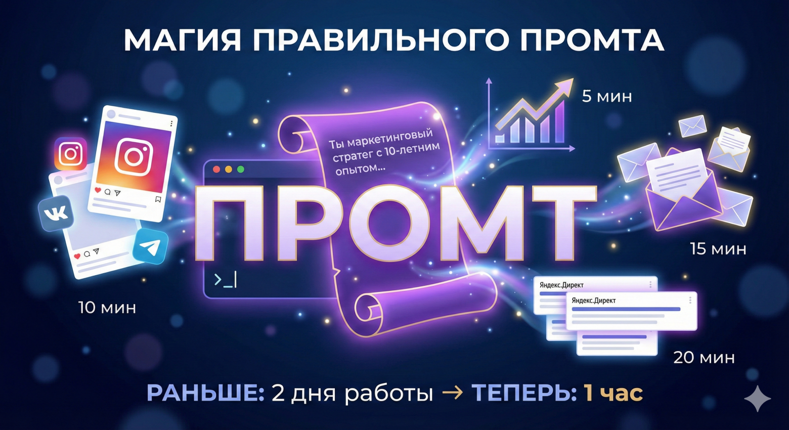 Промт-инжиниринг для маркетологов: как выжать из Нейросетей реальные результаты