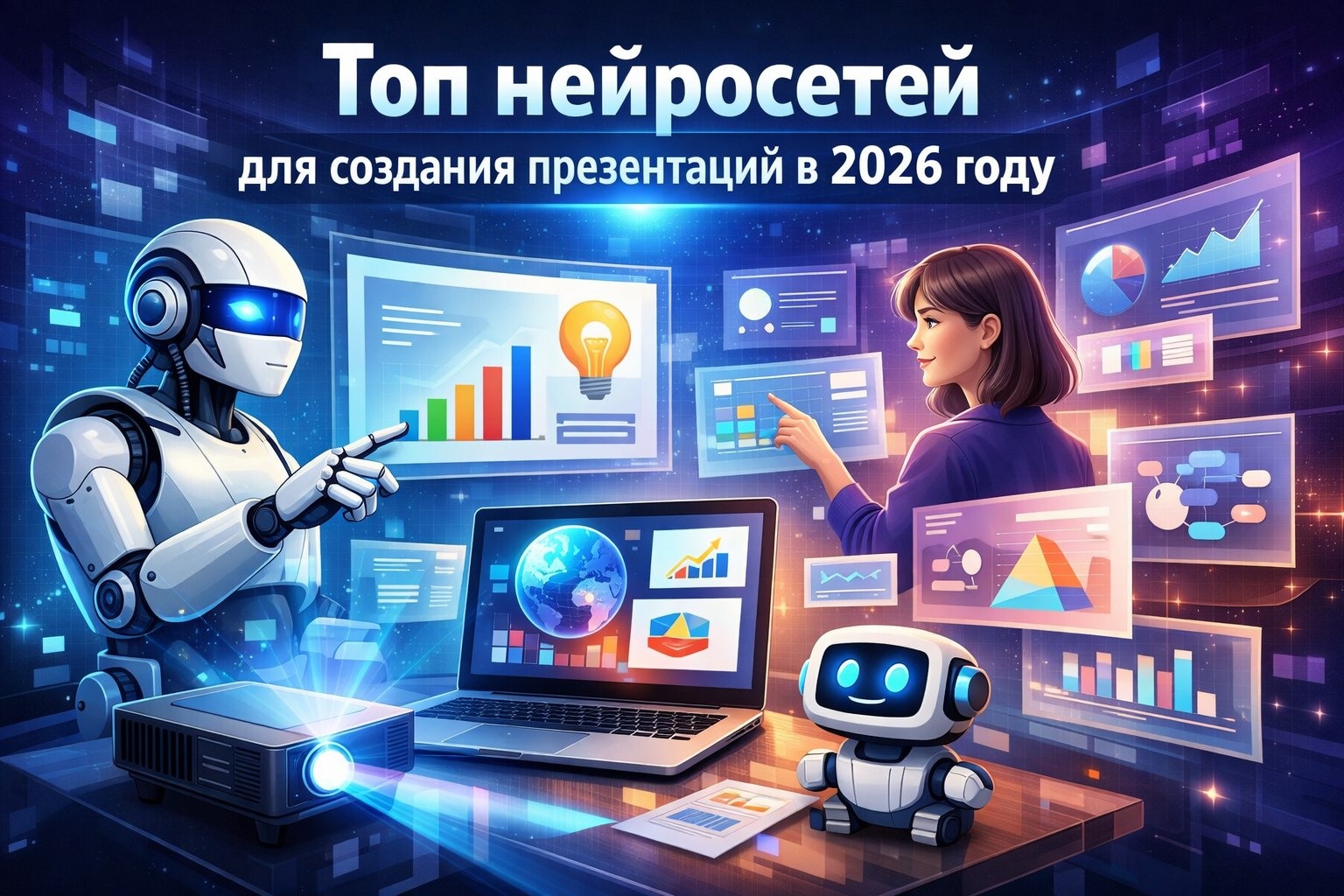 Топ нейросетей для создания презентаций в 2026 году