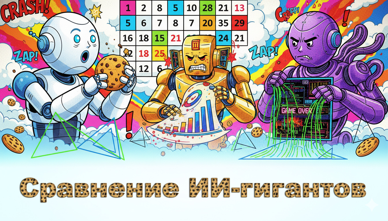 Сравнение ИИ-гигантов: ChatGPT 5.2 vs Gemini 3 Pro vs Claude Opus 4.6