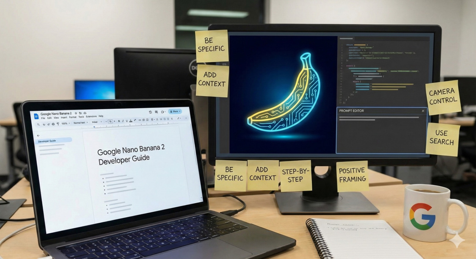 Google опубликовала советы по промптингу Nano Banana 2