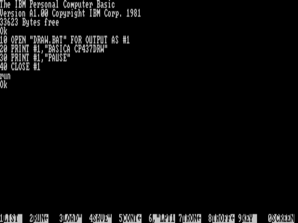 Эволюция ПО в разработке игр на практике: 1981 — IBM PC, Софт и игра