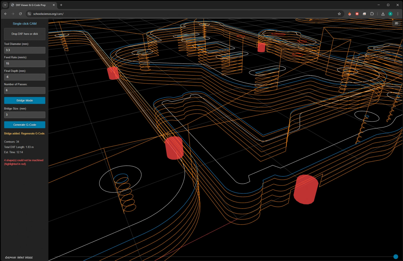 Генерируем G-code прямо в браузере: как я написал карманную CAM-систему на JS+WebGL, чтобы не запускать тяжелый CAD