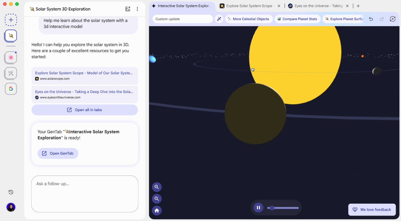 Google представила браузер Disco для совместного поиска с ИИ Gemini