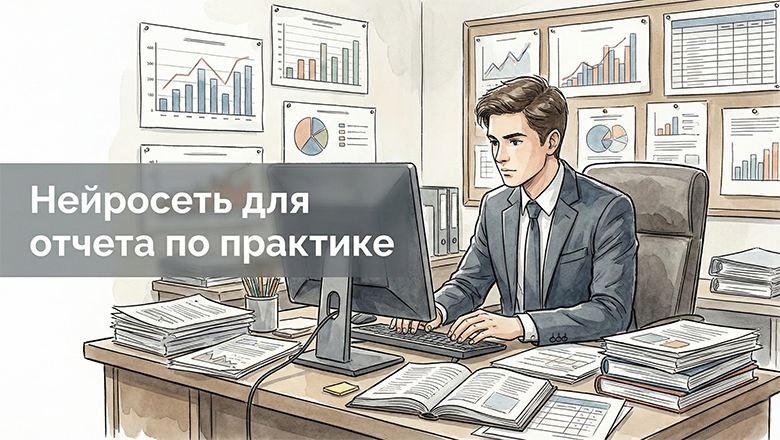 Как написать отчет по практике с помощью нейросети в 2026 году