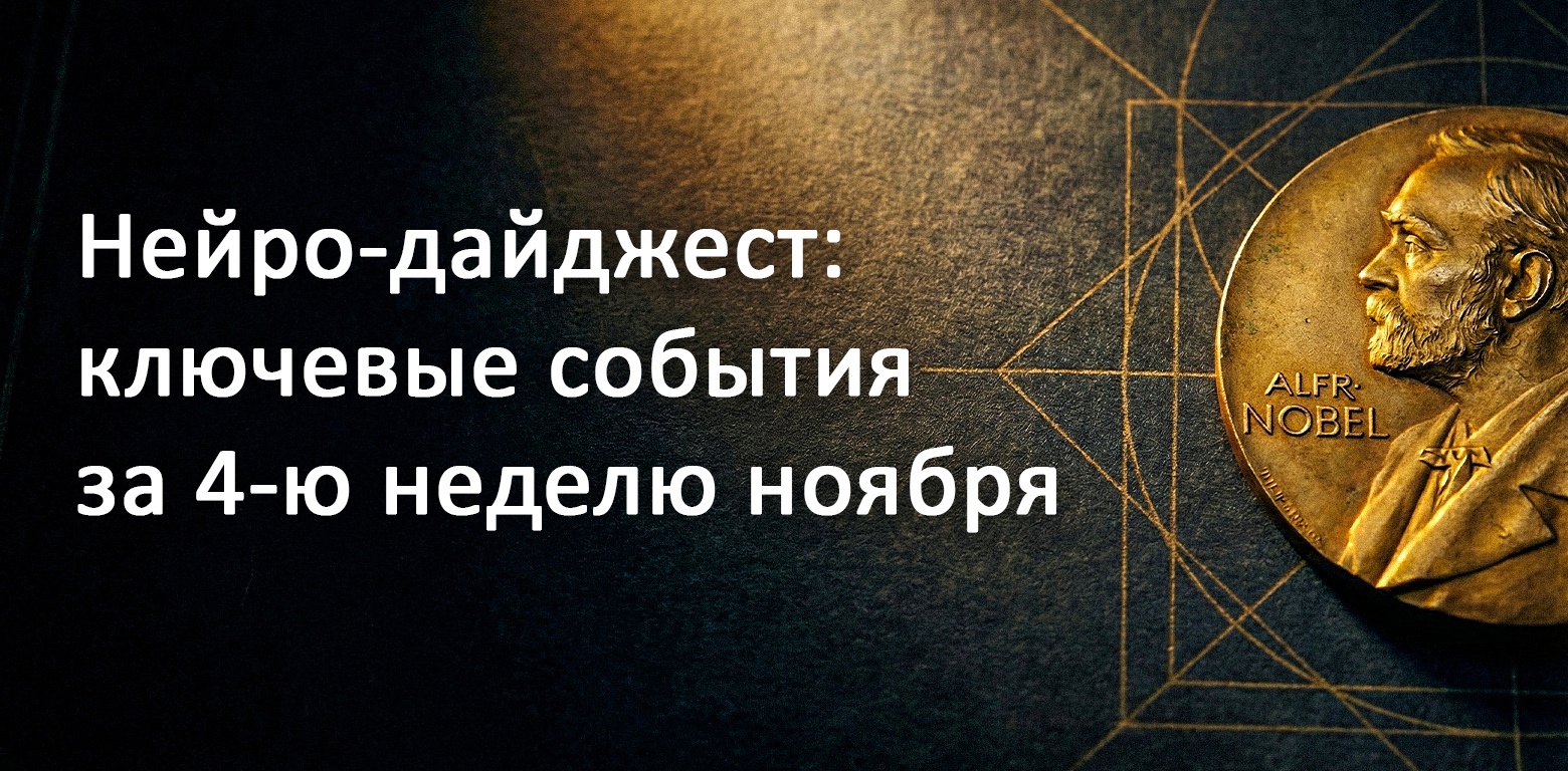 Нейро-дайджест: ключевые события мира AI за 4-ю неделю ноября 2025