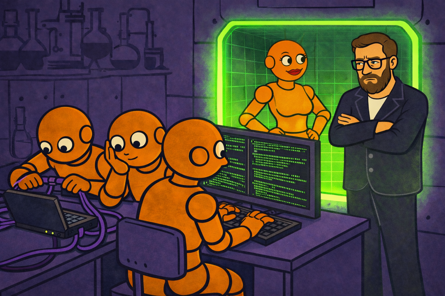 Как ИИ-агент Софья обрела личность, симуляция мира в реальном времени и почему LLM — не тупик на пути к AGI