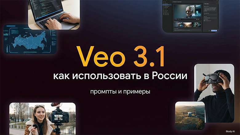 Генерация видео в Veo 3.1: Как использовать в России. Промпты и примеры