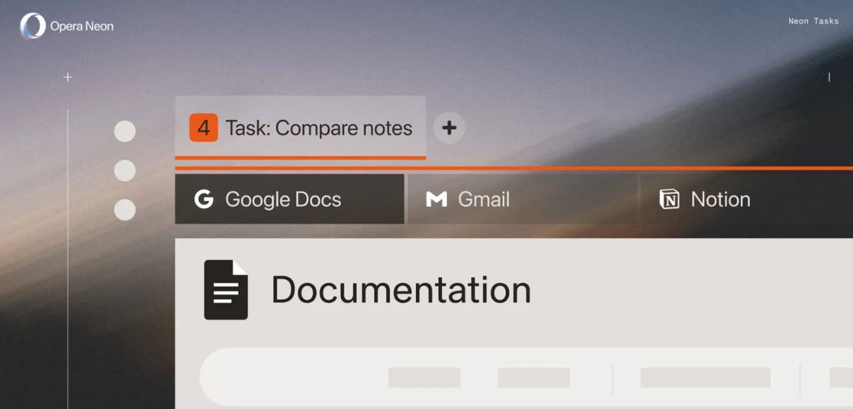 Opera добавила в браузер Neon режим «минутного глубокого исследования»