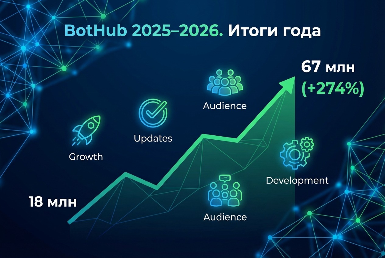 BotHub за 2025: итоги за год, рост и ключевые достижения