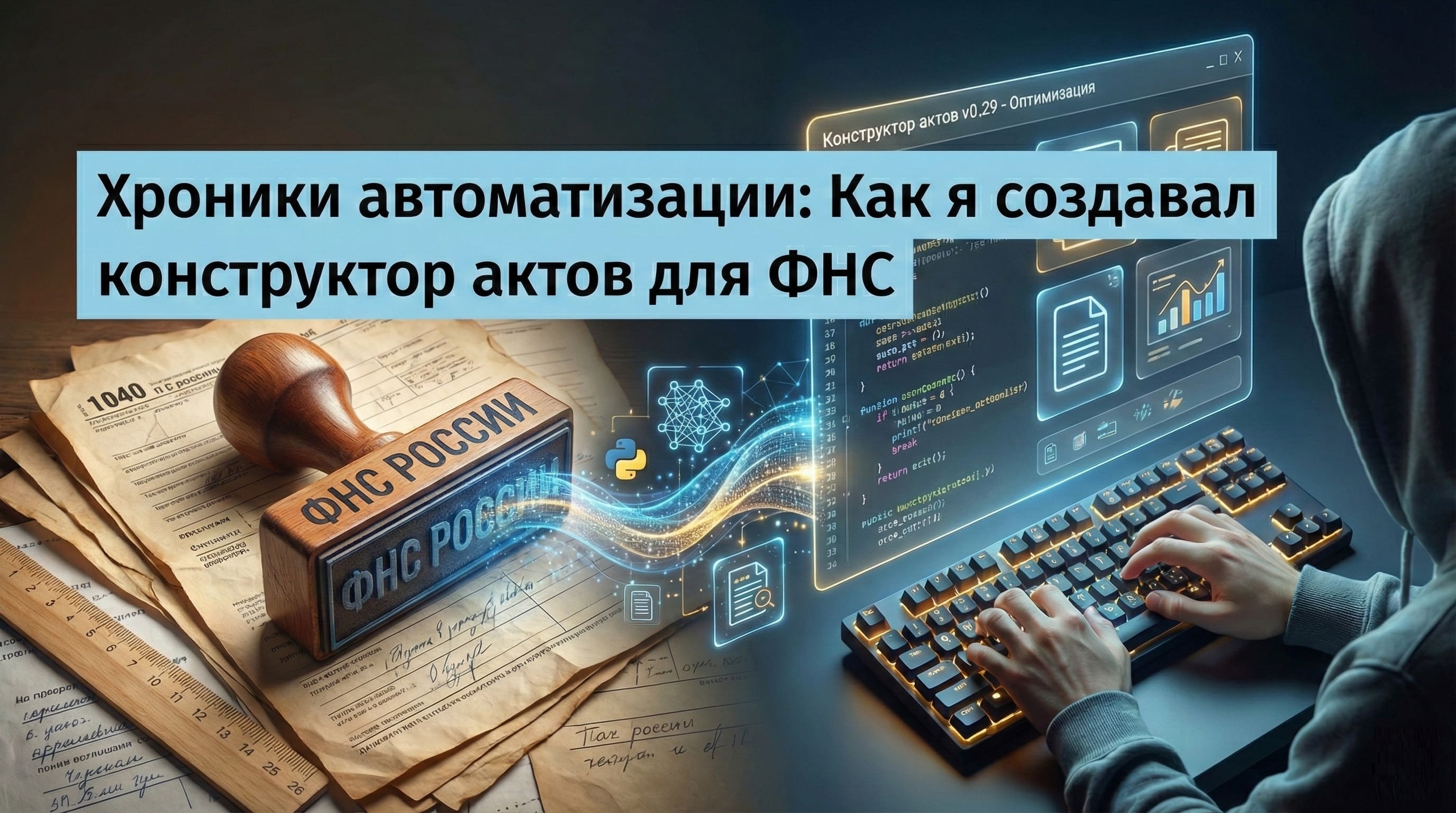 Как я пытался создать «конструктор налоговых проверок» для повышения эффективности работы ФНС